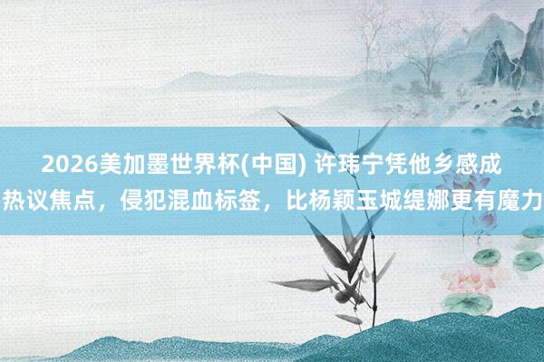 2026美加墨世界杯(中国) 许玮宁凭他乡感成热议焦点，侵犯混血标签，比杨颖玉城缇娜更有魔力