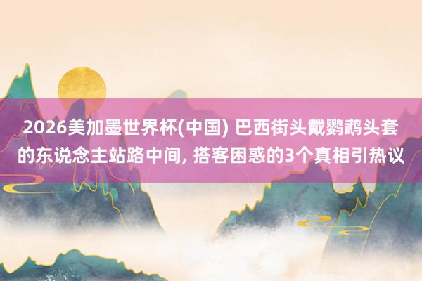 2026美加墨世界杯(中国) 巴西街头戴鹦鹉头套的东说念主站路中间， 搭客困惑的3个真相引热议
