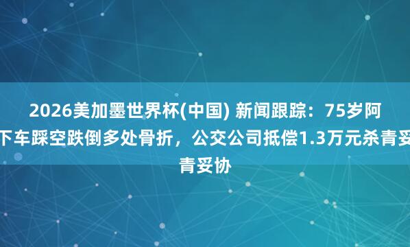 2026美加墨世界杯(中国) 新闻跟踪：75岁阿婆下车踩空跌倒多处骨折，公交公司抵偿1.3万元杀青妥协