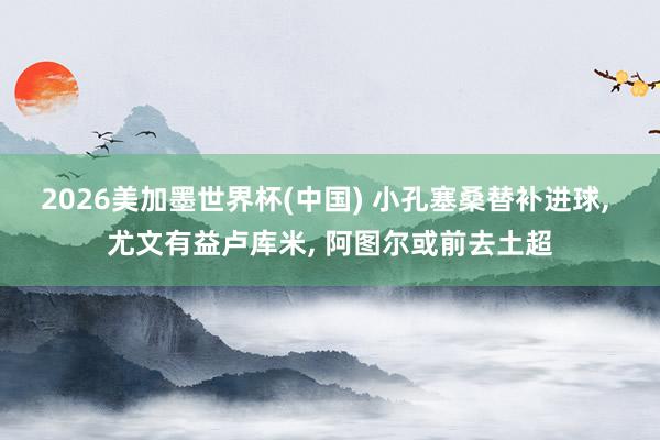 2026美加墨世界杯(中国) 小孔塞桑替补进球， 尤文有益卢库米， 阿图尔或前去土超